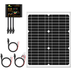 20W Mono Solar Panel Kit