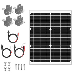 20W Solar Battery Charge Pro with Z Mount Brackets