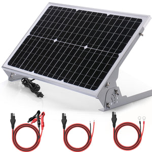 BC-30W Solar Panel Battery Charger