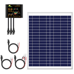 20W Poly Solar Panel Kit