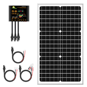 30W Mono Solar Panel Kit
