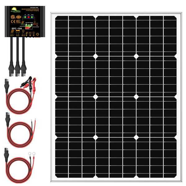 50W Mono Solar Panel Kit – SUNER POWER