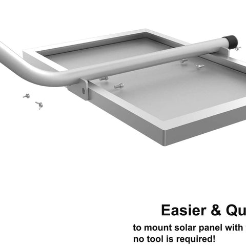 10 Watt Solar Panel Powered Charger Kit + + Tubular Mount Bracket for –  SUNER POWER